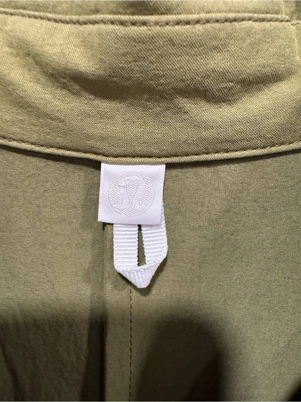 Lululemon lab Zip-Front Collared Romper in Bronze Green Size 10